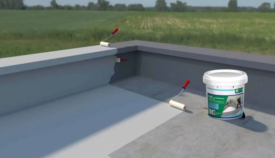 Chuẩn bị bề mặt sạch sẽ và khô ráo là bước quan trọng trong quy trình chống thấm xi măng